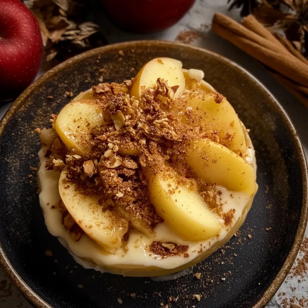 Winterlicher Apfel-Dessert