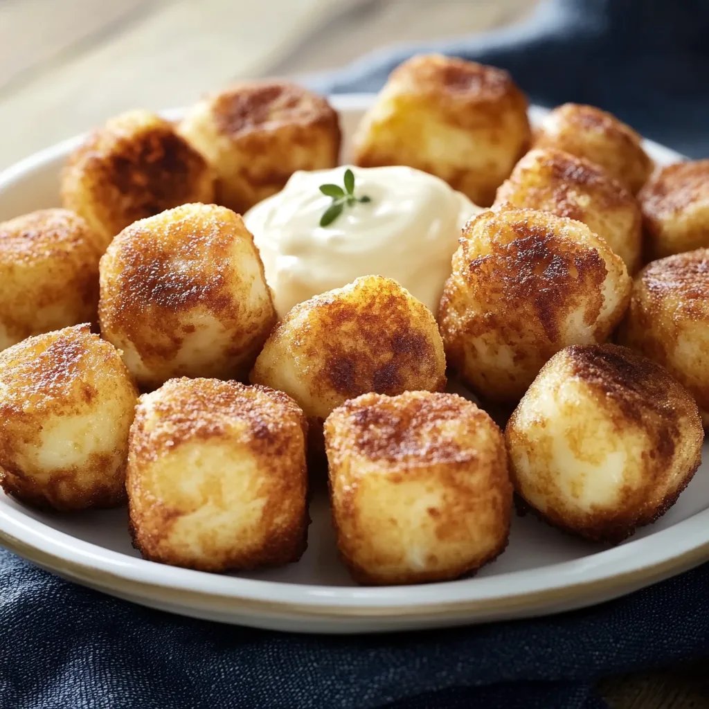 Süße Airfryer Zimtschnecken Bites