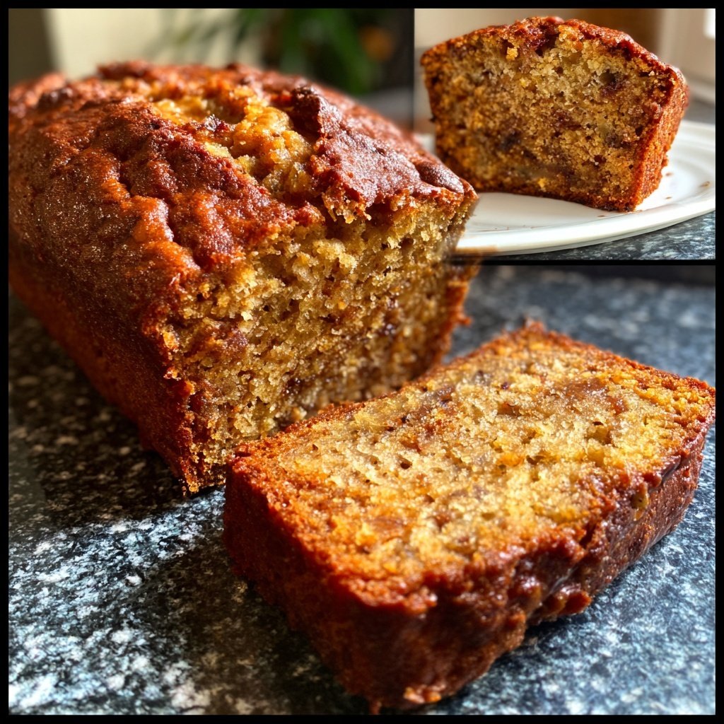 Klassisches Bananenbrot wie bei Oma