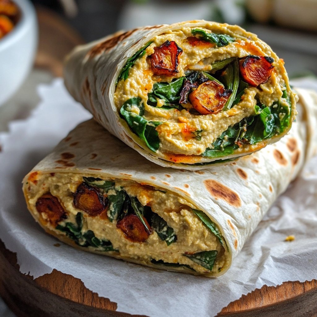 Wraps mit Hummus