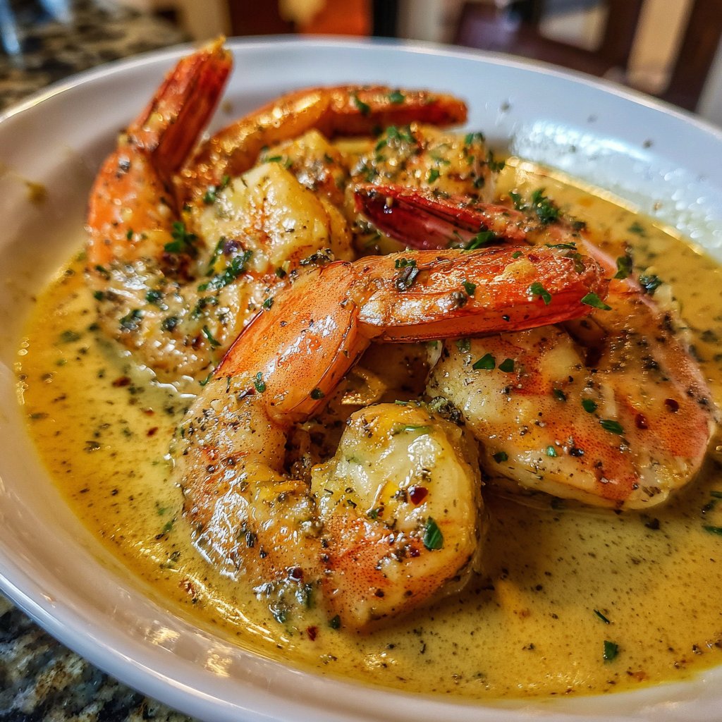 Garnelen mit Proseccosauce