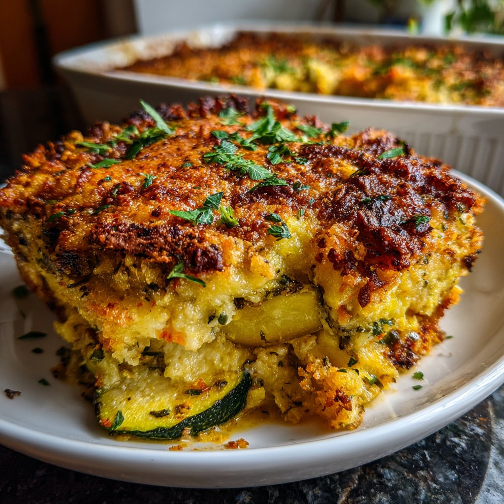 Gemüseauflauf mit Kräutern