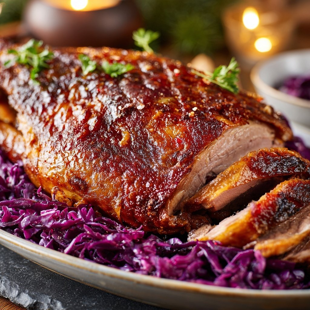 Saisonal & Festlich Weihnachtsgans mit Rotkohl