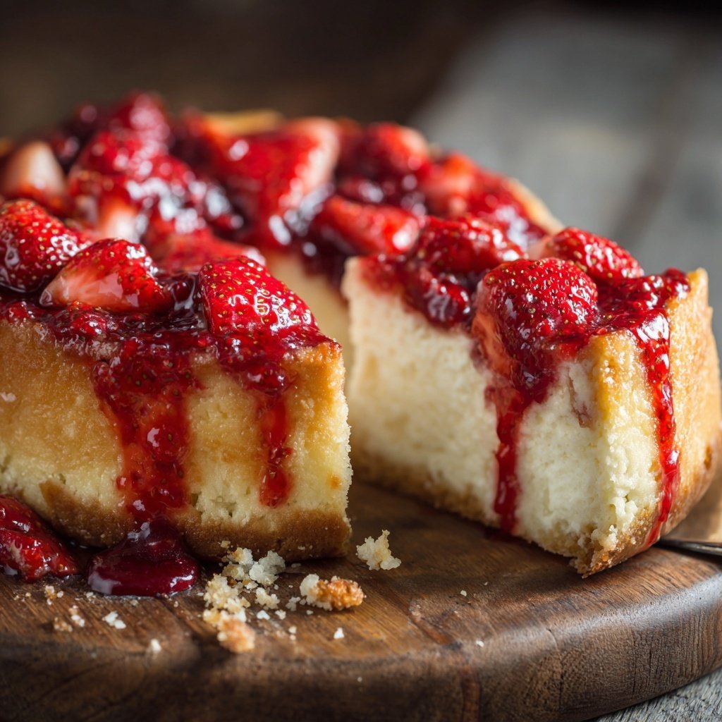 Erdbeer Käsekuchen Ohne Boden