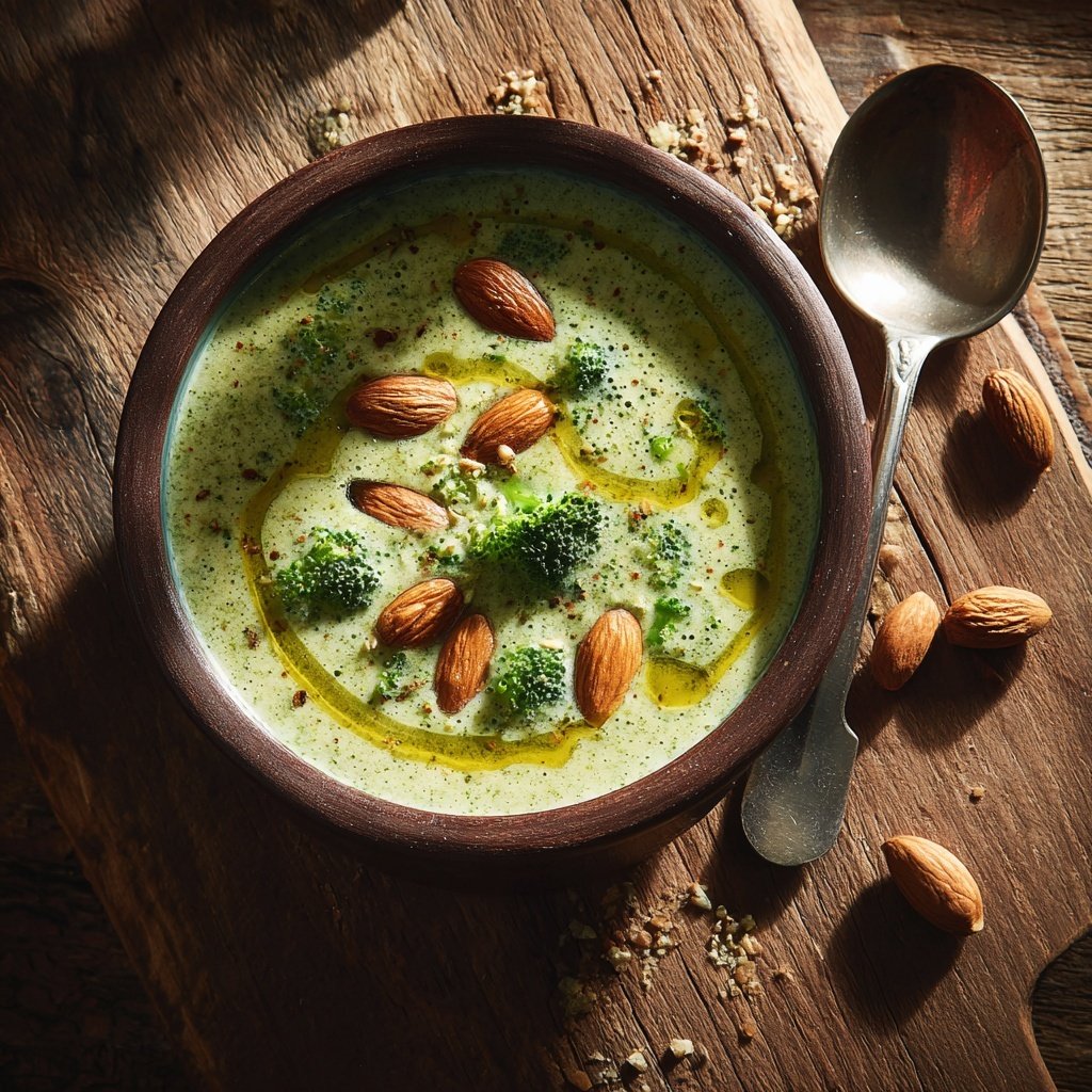 Brokkoli Mandel Suppe