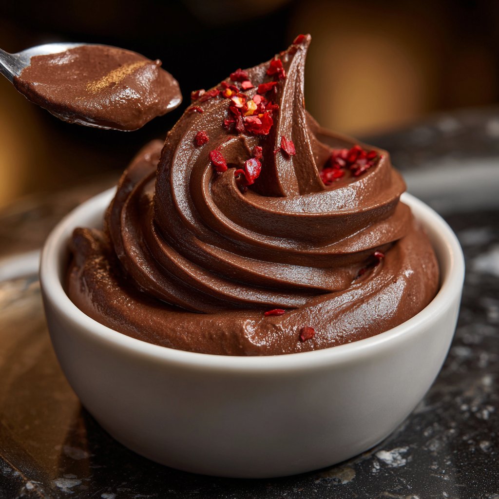 Schokoladenmousse mit Chili