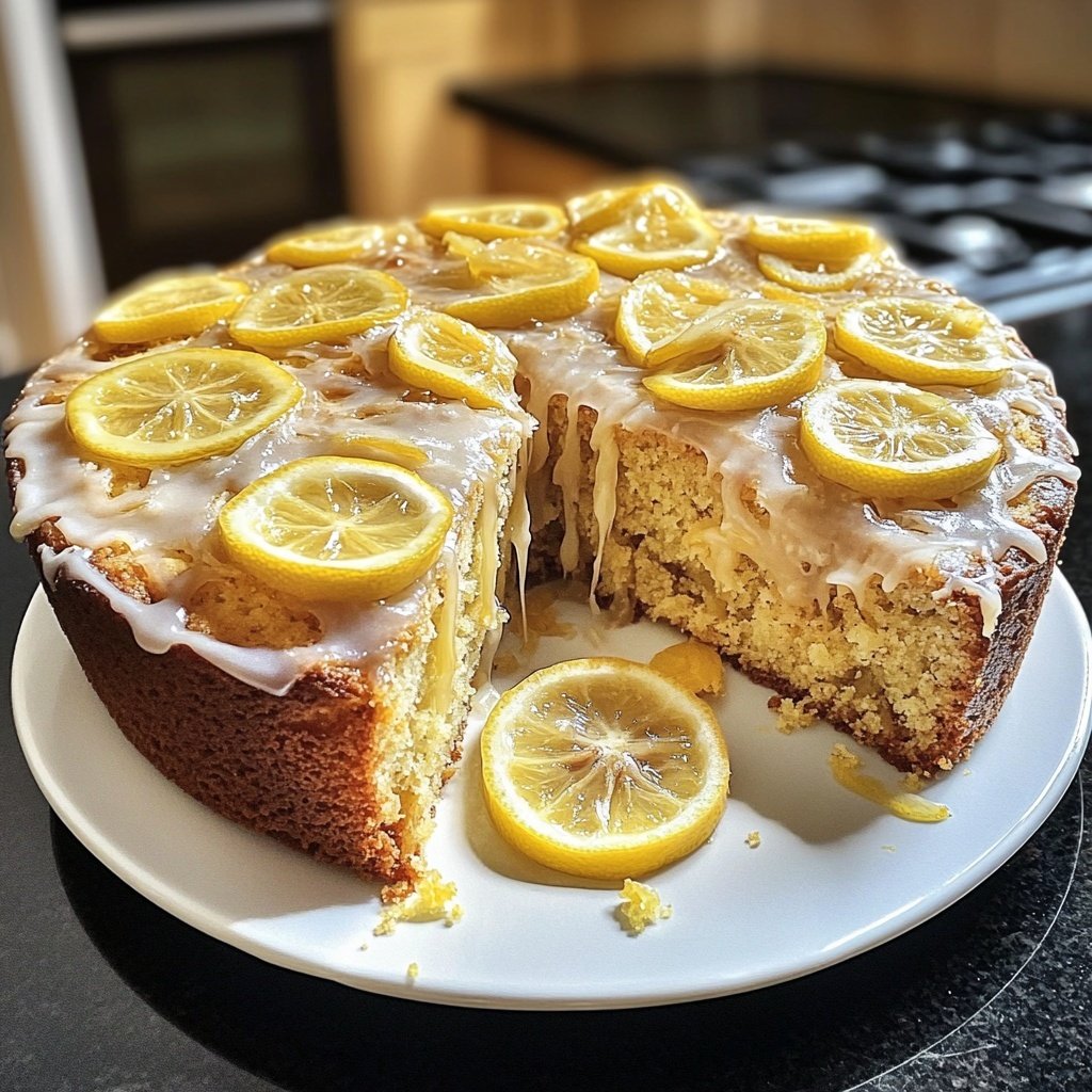 Zitronenkuchen für Kaffeezeit