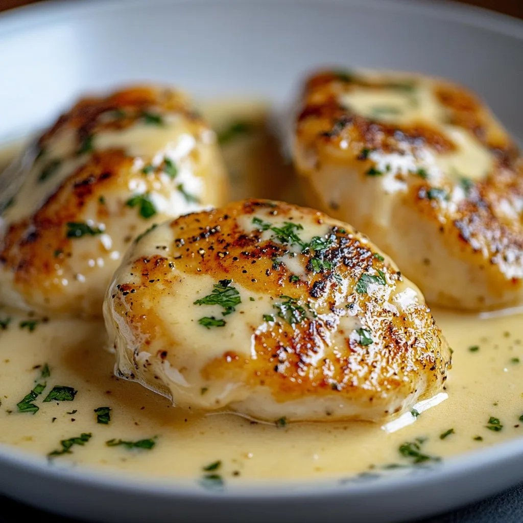 Hähnchenfilet in Frischkäse-Parmesan-Soße