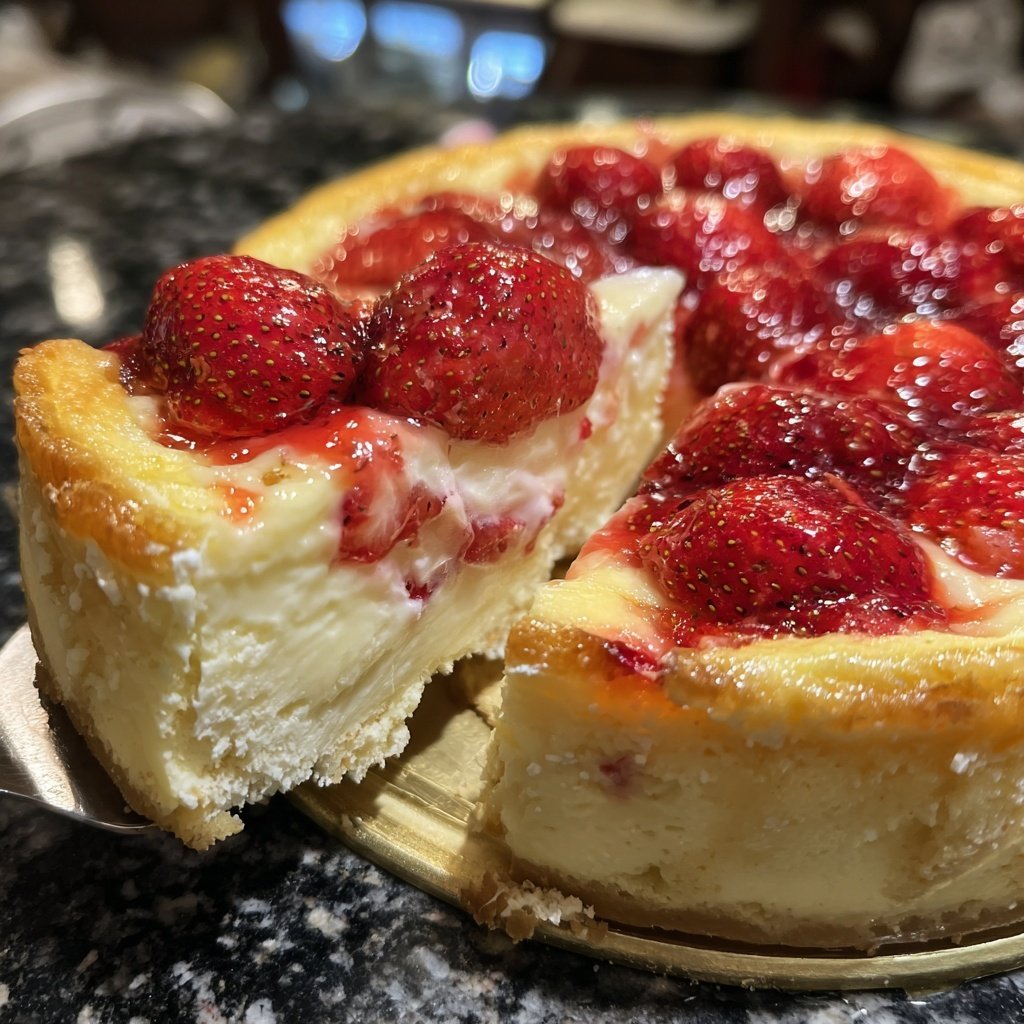 Erdbeerkuchen Mit Vanillepudding