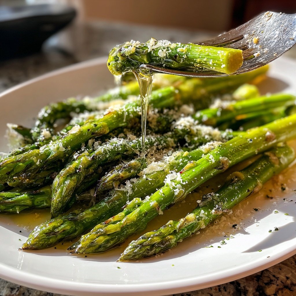 Grüner Spargel Mit Parmesan