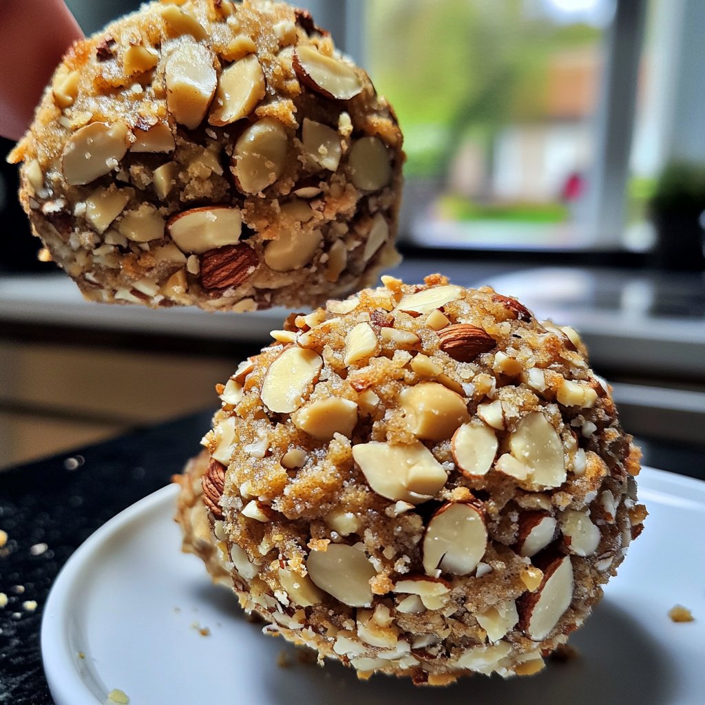 Protein Bällchen mit Nüssen